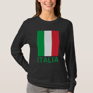 T-shirt Drapeau Italia Italien Italie Famille Patrimoine P