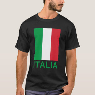 T-shirt Drapeau Italia Italien Italie Famille Patrimoine P