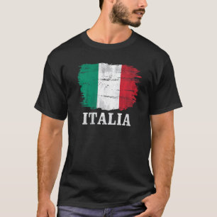 T-shirt Drapeau Italia vintage Pour L'Italie Italiano Ital