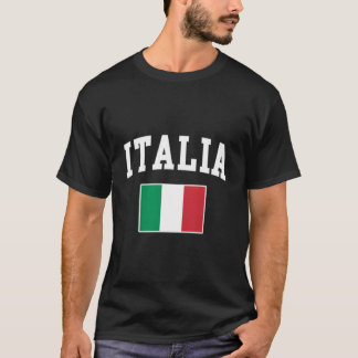 T-shirt Drapeau Italie Italie Italien Italiano Famille
