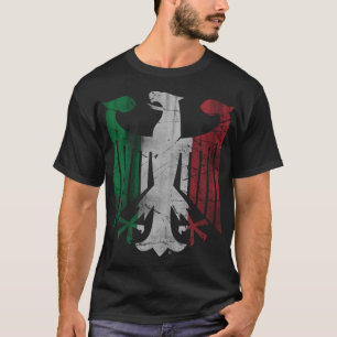 T-shirt Drapeau italien allemand vintage d'Eagle
