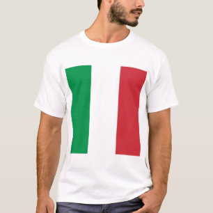 T-shirt Drapeau italien, drapeau de l'italie, italie