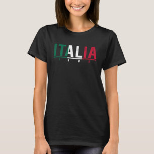 T-shirt Drapeau italien Italia Rome J'aime l'Italie Homm