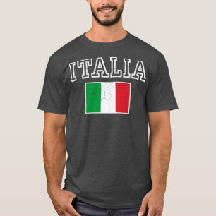 T-shirt Drapeau italien rétro Italia Italien Italiano