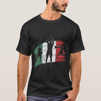 T-shirt Drapeau italien vintage Italie Basket