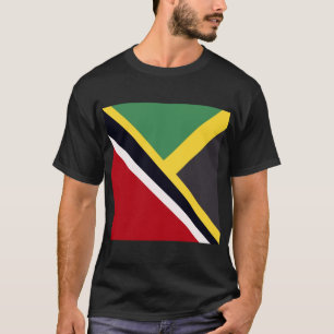 T-shirt Drapeau jamaïcain de Trini   Trinidad Jamaïque Dra