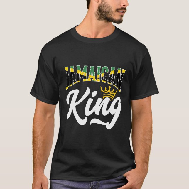 T-shirt Drapeau jamaïcain jamaïcain (Devant)