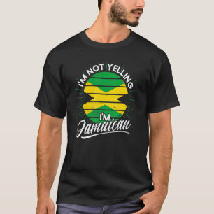 T-shirt Drapeau jamaïcain Je ne hurle pas Souvenir jamaïca