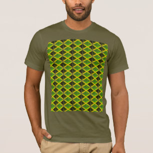 T-shirt Drapeau jamaïcain, racine de reggae