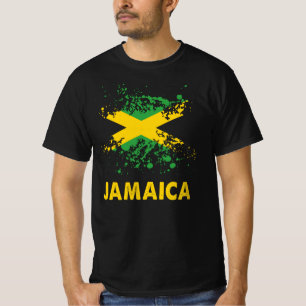 T-shirt Drapeau jamaïcain Retro