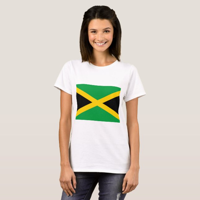 T-shirt Drapeau Jamaïque (Devant entier)
