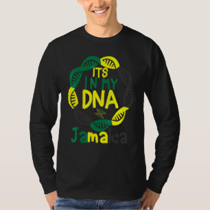 T-shirt Drapeau Jamaïque C`est Dans Mon Adn Hommes Femmes