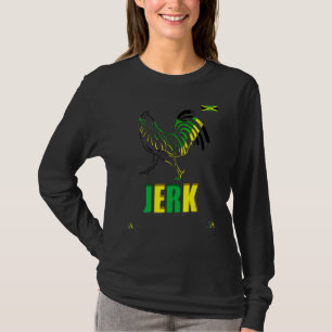 T-shirt Drapeau Jamaïque Jerk Chicken Rooster