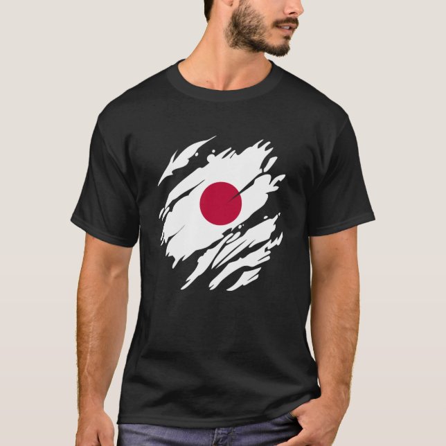 T-shirt Drapeau japonais (Devant)
