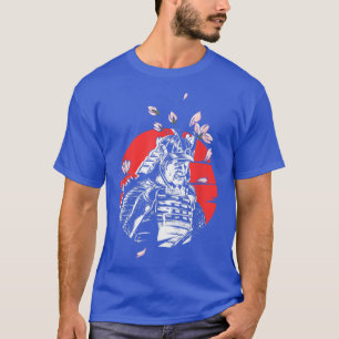 T-shirt Drapeau japonais Art Samurai Shinobi Guerrier Ni