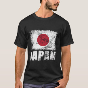T-shirt Drapeau japonais Jaune Drapeau