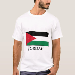 T-shirt Drapeau Jordanie