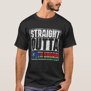 T-shirt Drapeau Juste En Dehors Du Sud Soudan