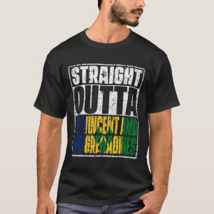 T-shirt Drapeau juste en face de Saint-Vincent-et-les Gren