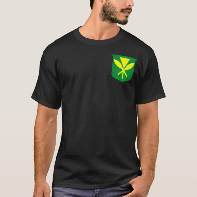 T-shirt Drapeau Kanaka Maoli (Devant)