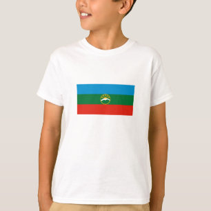 T-shirt Drapeau Karachay Cherkessia