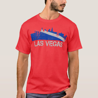 T-shirt Drapeau Las Vegas Skyline Nevada