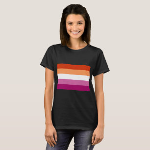 T-shirt Drapeau lesbien