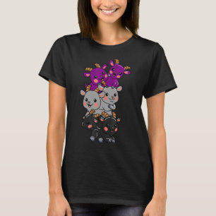 T-shirt Drapeau Lesbienne Lgbt Goat Goth