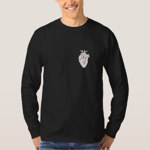 T-shirt Drapeau Lgbt Heartbeat Gay Lesbian Resist Hommes F