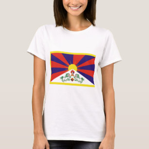 T-shirt Drapeau libre du Thibet