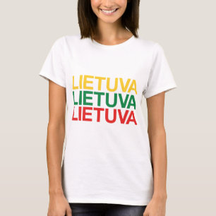 T-shirt Drapeau LITUANIE