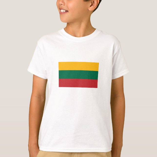 T-shirt Drapeau Lituanie (Devant)