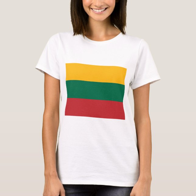 T-shirt Drapeau lituanien (Devant)