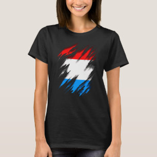 T-shirt Drapeau Luxembourg