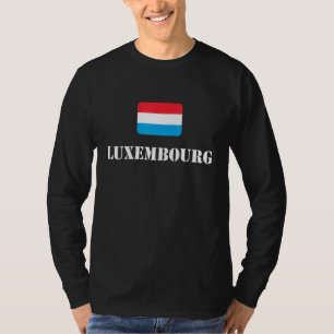 T-shirt Drapeau Luxembourg Luxembourg Voyage Luxembourgeoi