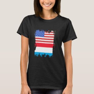 T-shirt Drapeau luxembourgeois Fierté luxembourgeoise Luxe