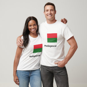 T-shirt Drapeau Madagascar
