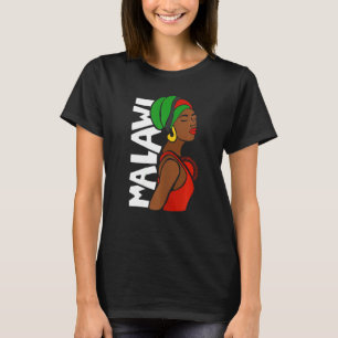 T-shirt Drapeau Malawi Malawien Drapeau Patrimoine Africai