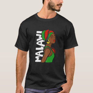 T-shirt Drapeau Malawi Malawien Drapeau Patrimoine Africai