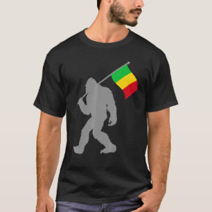 T-shirt Drapeau Malien Sur Le Drapeau Mali
