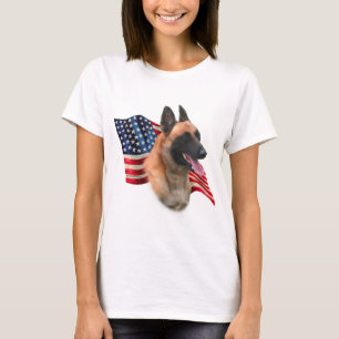 T-shirt Drapeau malinois belge