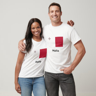 T-shirt Drapeau Malte