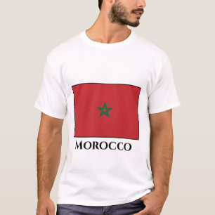 T-shirt Drapeau Maroc