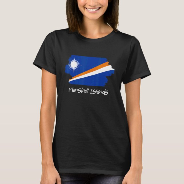 T-shirt Drapeau marshalais Îles Marshall (Devant)