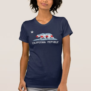 T-shirt Drapeau Mashup de greffe de Chicago de République