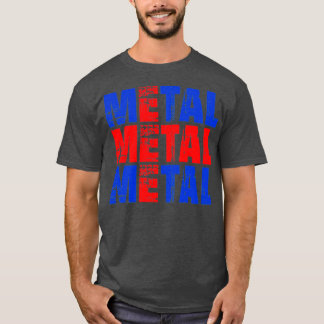 T-shirt Drapeau METAL islandais