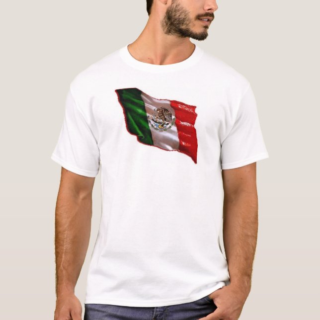 T-shirt drapeau mexicain (Devant)