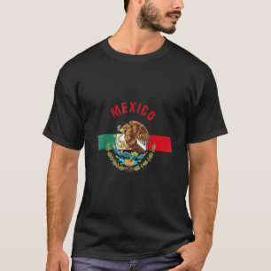 T-shirt Drapeau mexicain Camiseta Hommes Femmes MEXICO