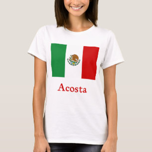 T-shirt Drapeau mexicain d'Acosta