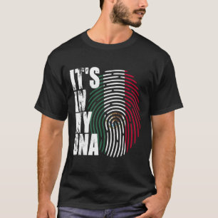 T-shirt Drapeau mexicain dans mon Adn Mexique